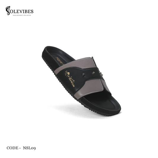 Comfort Arizona Sandal – NSL09-Black-Gray