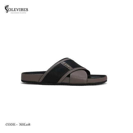 Comfort Arizona Sandal – NSL08-Black-Gray